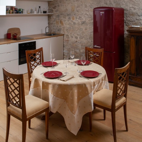 Api - Linen and Cotton Jacquard Tablecloth