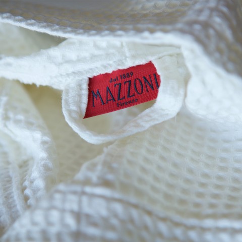 Apone - Terry Honeycomb Hooded Bathrobe