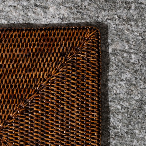 Calamus - Set Of 2 Rectangular Rattan Plates