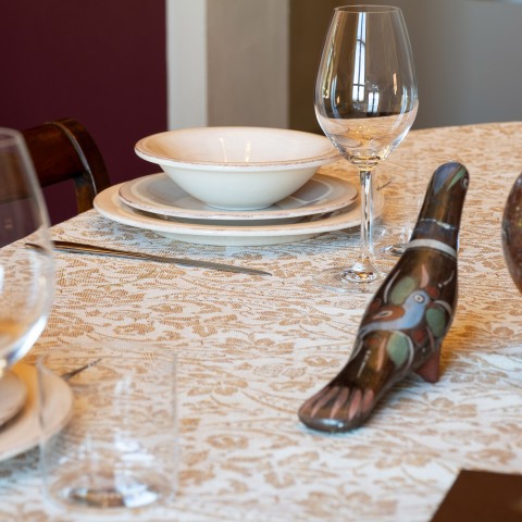 Certaldo - Linen and cotton Jacquard Tablecloth