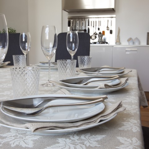 Edera - Linen and Cotton Jacquard Tablecloth