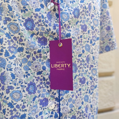 Liberty Danjo Blu short - Women Pajamas in Liberty London Fabric