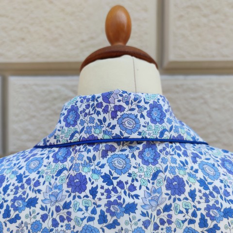 Liberty Danjo Blu short - Women Pajamas in Liberty London Fabric