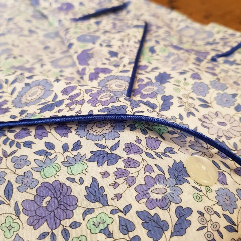 Liberty Danjo Blu - Women Pajama in Liberty London Fabric