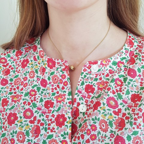 Liberty Danjo Rosso - Women Nightgown in Liberty London Fabric