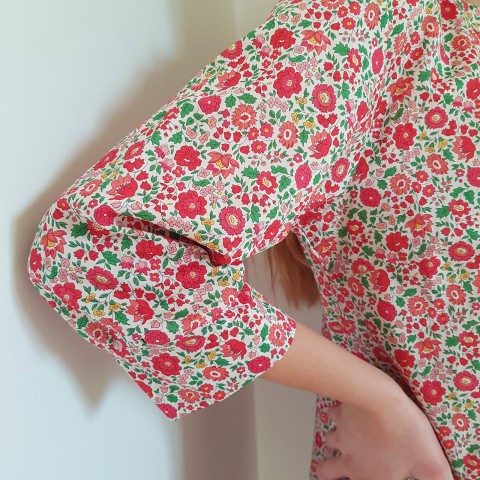 Liberty Danjo Rosso - Women Nightgown in Liberty London Fabric