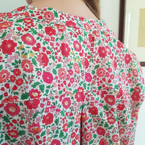 Liberty Danjo Rosso - Women Nightgown in Liberty London Fabric