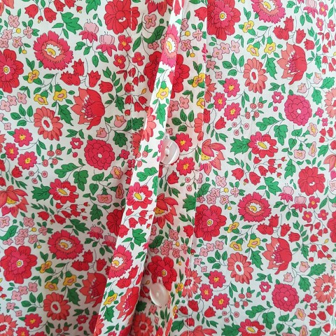 Liberty Danjo Rosso - Women Nightgown in Liberty London Fabric
