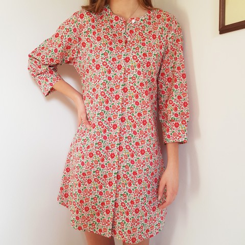 Liberty Danjo Rosso - Women Nightgown in Liberty London Fabric