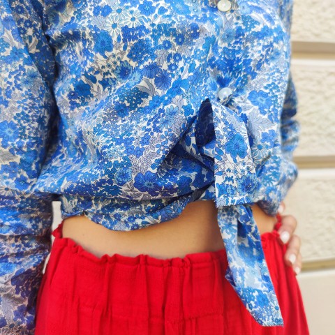 Liberty Margaret - Woman Shirt in Liberty London Fabric