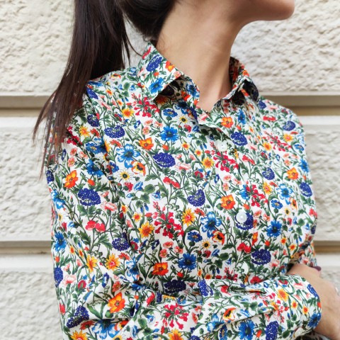 Liberty Rachel - Woman Shirt in Liberty London Fabric