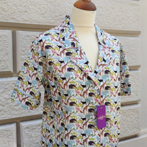 Liberty Zoo short - Women Pajamas in Liberty London Fabric
