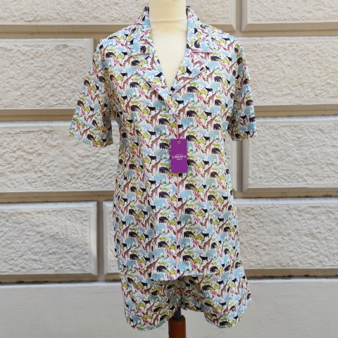 Liberty Zoo short - Women Pajamas in Liberty London Fabric