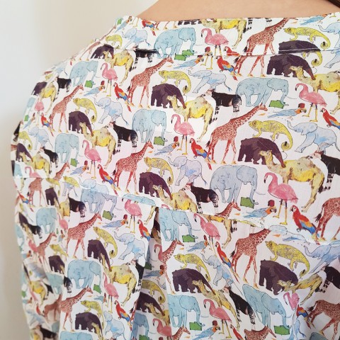 Liberty Zoo - Women Nightgown in Liberty London Fabric