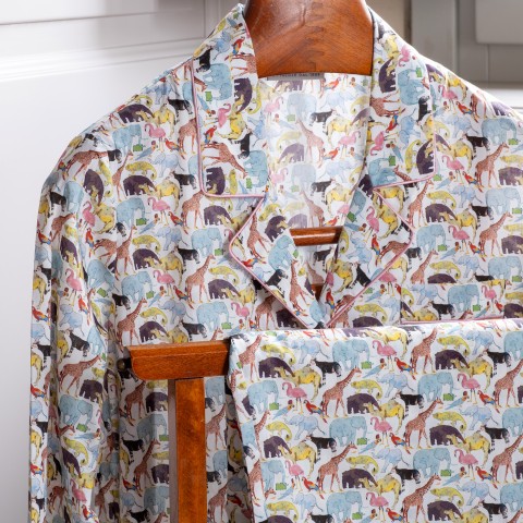 Liberty Zoo - Women Pajama in Liberty London Fabric