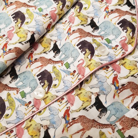 Liberty Zoo - Women Pajama in Liberty London Fabric