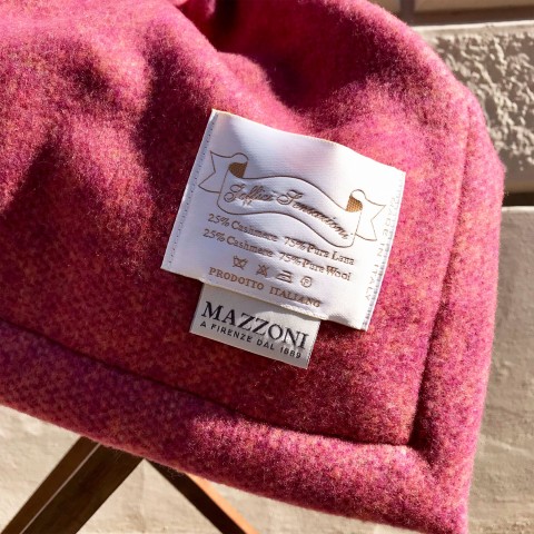 Livia- Cashmere and Wool blanket