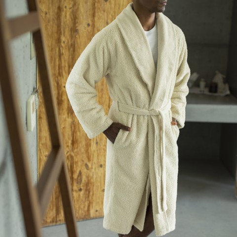 Super Pile - Shawl Collar Bathrobe Abyss & Habidecor