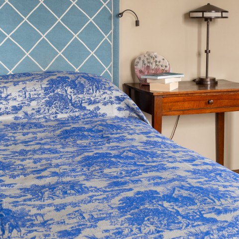 Toile de Jouy - Cotton Jacquard Bedspread