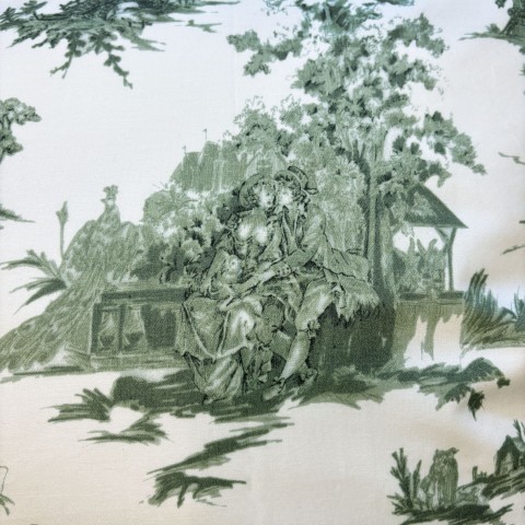Toile De Jouy - Cotton Percale Sheet Set