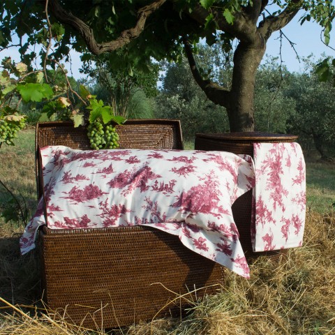 Toile De Jouy - Cotton Percale Duvet Cover Set