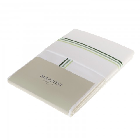 Tre righe - Embroidered Satin Sheet Set
