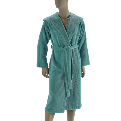 Twill - Hooded Bathrobe Abyss & Habidecor
