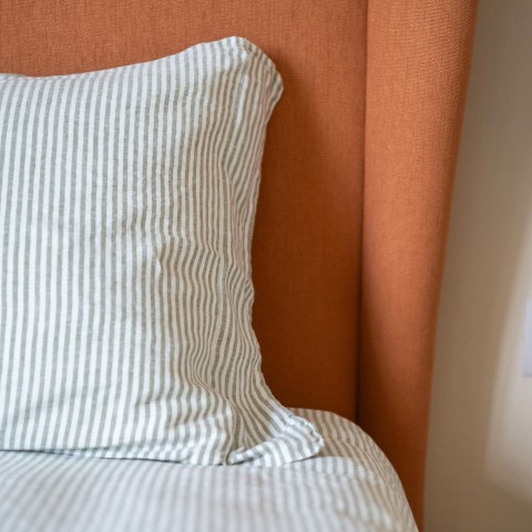 Vintage Striped - Linen Double Duvet Cover Set