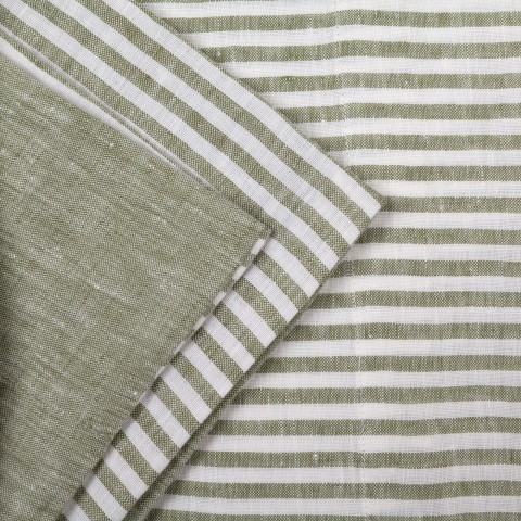 Vintage Striped - Double Linen Sheet Set No Ironing
